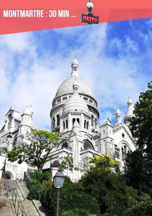 Charmant Appartement Calme Proche De Paris Saint-Denis  Bagian luar foto